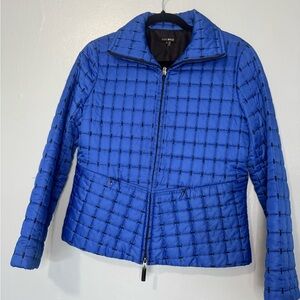 Blue Quilted Women's Jacket